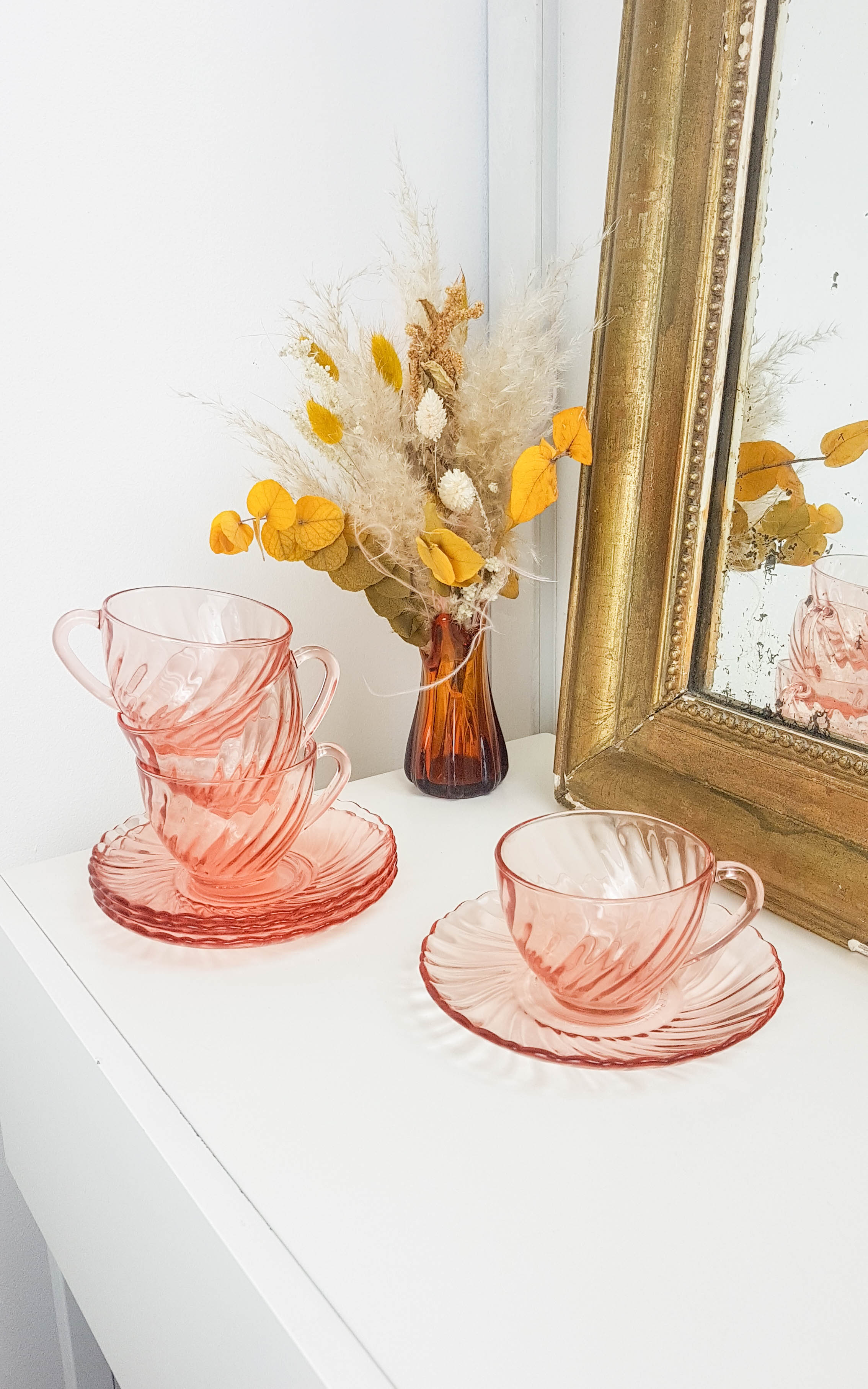 Cuisine Rose-Lot de 4 tasses de mesure pliable rose Cuisine Rose-Lot de 4 tasses de mesure pliable rose